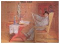Autoportrait en studio 1912 Carl Larsson